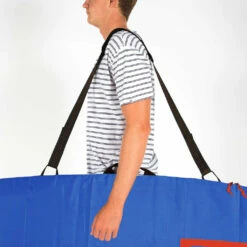 FCS Classic All Purpose ShortBoard Surfboard Bag - Blue/White -Volcom Sales 0000 FCS CLASSIC STEEL BLUE WHITE STRAP 1200x a25499c2 ef30 4563 955d bb8be4b867bf