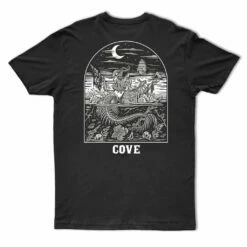 Cove Surf Co Tatted Mermaid Tee - Black