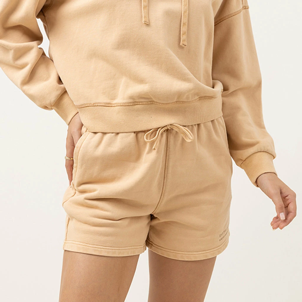 Rhythm Women's Rhythm Core Fleece Short - Wheat 4 Rhythm Women's Rhythm Core Fleece Short - Wheat - Image 2