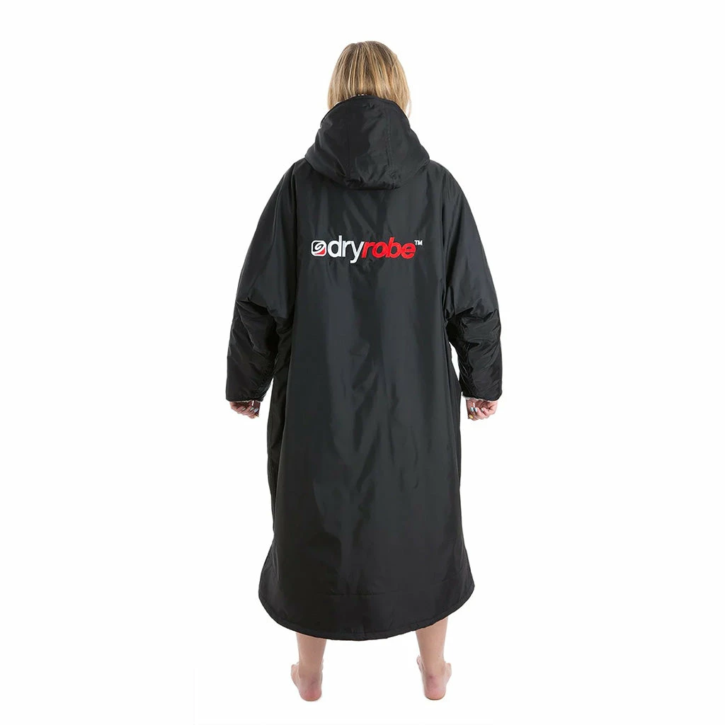 Dryrobe® Advanced Long Sleeve Changing Robe - Black/Grey 4 Dryrobe® Advanced Long Sleeve Changing Robe - Black/Grey - Image 2