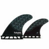 Futures Fins - Rasta HC Quad Fin Set - Black/Teal -Volcom Sales 0001 RASTAQUAD