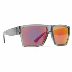 Dot Dash Sunglasses Nillionaire - Grey Trans Satin/blk-fire Chrm -Volcom Sales 0001 dslrjnil dotdash xskr frt2