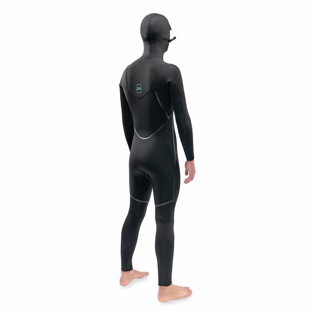 Dakine Mens Mission 4/3mm Chest Zip Hooded Wetsuit - 22/Black 5 Dakine Mens Mission 4/3mm Chest Zip Hooded Wetsuit - 22/Black - Image 3