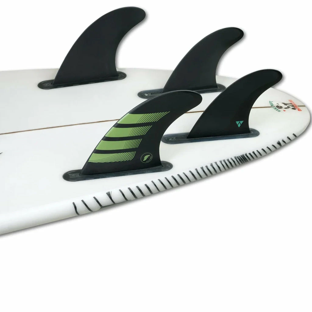 Futures Fins - F8 Alpha 5-Fin Set - (L)Carbon/Olive 4 Futures Fins - F8 Alpha 5-Fin Set - (L)Carbon/Olive - Image 2