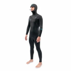 Dakine Mens Mission 4/3mm Chest Zip Hooded Wetsuit - 22/Black 10 Dakine Mens Mission 4/3mm Chest Zip Hooded Wetsuit - 22/Black -Volcom Sales 0005 MensMissionChestZipHooded43mm Black 604565592484 DK22M43HMZ Black MY22 1