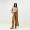 Rhythm Women's Sunrise Wide Leg Pant - Tan 2 Rhythm Women's Sunrise Wide Leg Pant - Tan -Volcom Sales 0006 0423W PA03 SUNRISE WIDE LEG PANT GOLDEN 4