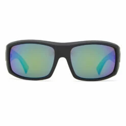 Von Zipper Clutch Sunglasses - Black Satin/Green Glass Polarized -Volcom Sales 0006 smpfaclu vonzipper pgg frt1 2