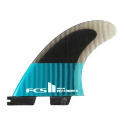 FCS II Performer PC Teal/Black Tri Fins - X Large
