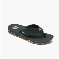Reef Mens Fanning Sandal - Black/Silver -Volcom Sales 0007 RF002026BLS MAIN 1100x 407cdd0e d206 4910 9b10 50b7badc6c85