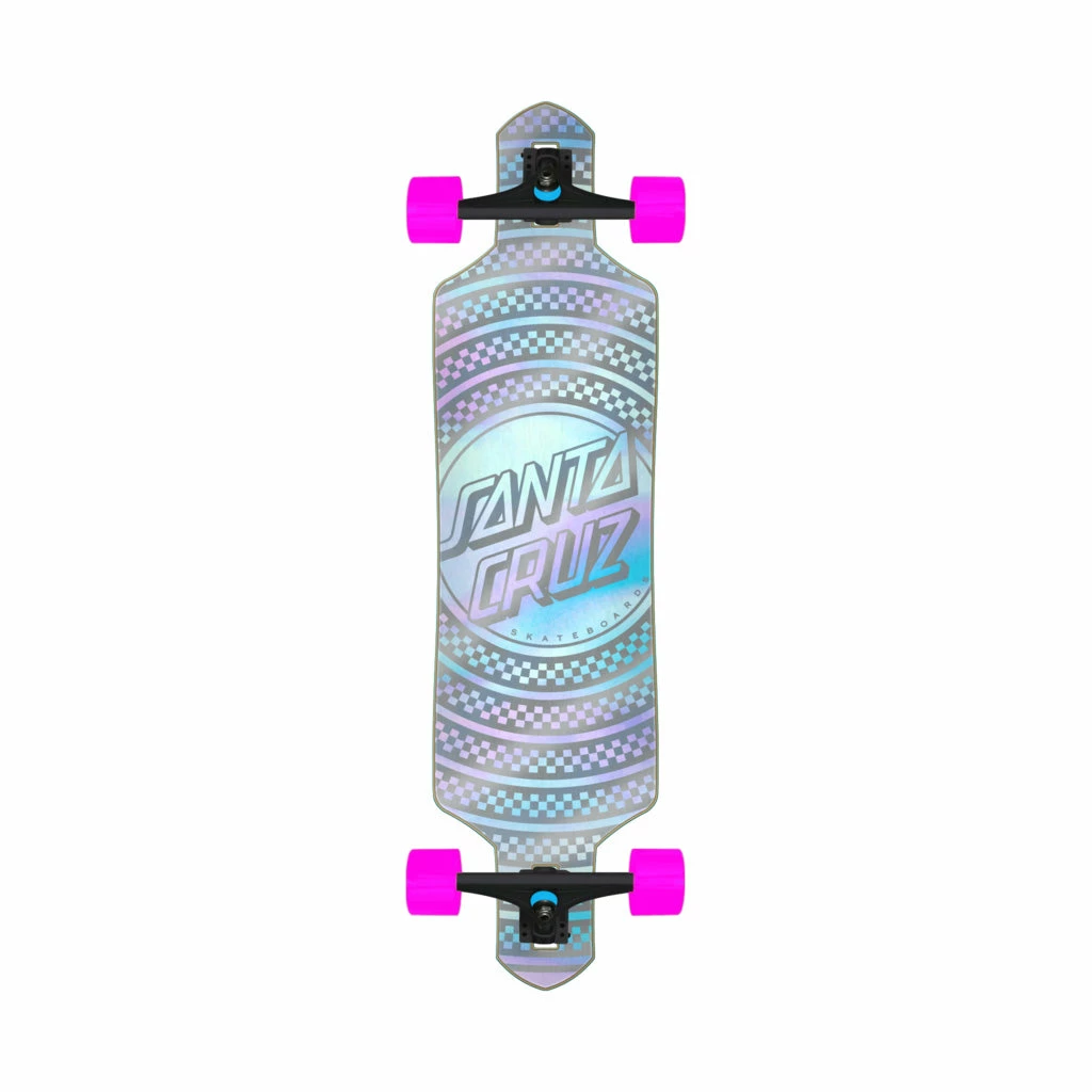 Santa Cruz Prismatic Dot Cruzer Drop Thru Skateboard 9.0" X 36" 3 Santa Cruz Prismatic Dot Cruzer Drop Thru Skateboard 9.0" X 36"