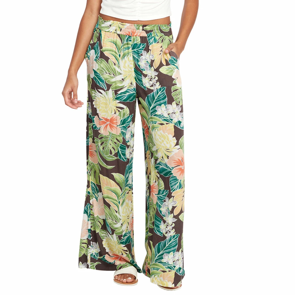 Volcom Womens Excapism Elastic Waist Pant - Slate Grey 3 Volcom Womens Excapism Elastic Waist Pant - Slate Grey