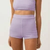 Rhythm Women's Ritual Paisley Surf Short - Lilac 1 Rhythm Women's Ritual Paisley Surf Short - Lilac -Volcom Sales 0015 0123SW BB12 RITUAL PAISLEY SURF SHORT LILAC 1