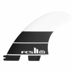 FCS II DHD Medium PC Tri Fin - Black/White