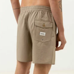 Rhythm Mens Textured Stretch Beach Short - Sand -Volcom Sales 0016 0422M JA10 TEXTURED STRETCH BEACH SHORT SAND 2
