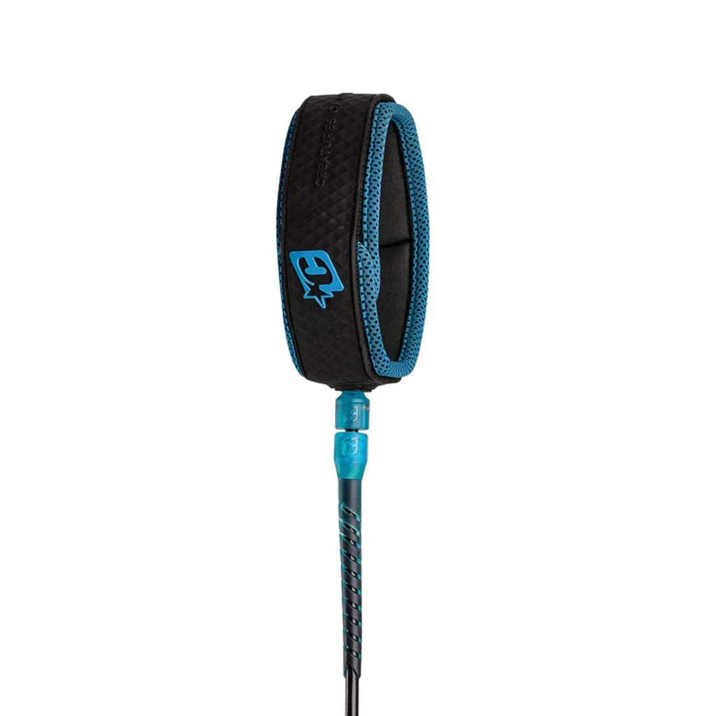 Creatures 9' Reliance Longboard Knee Leash - Black Cyan 3 Creatures 9' Reliance Longboard Knee Leash - Black Cyan