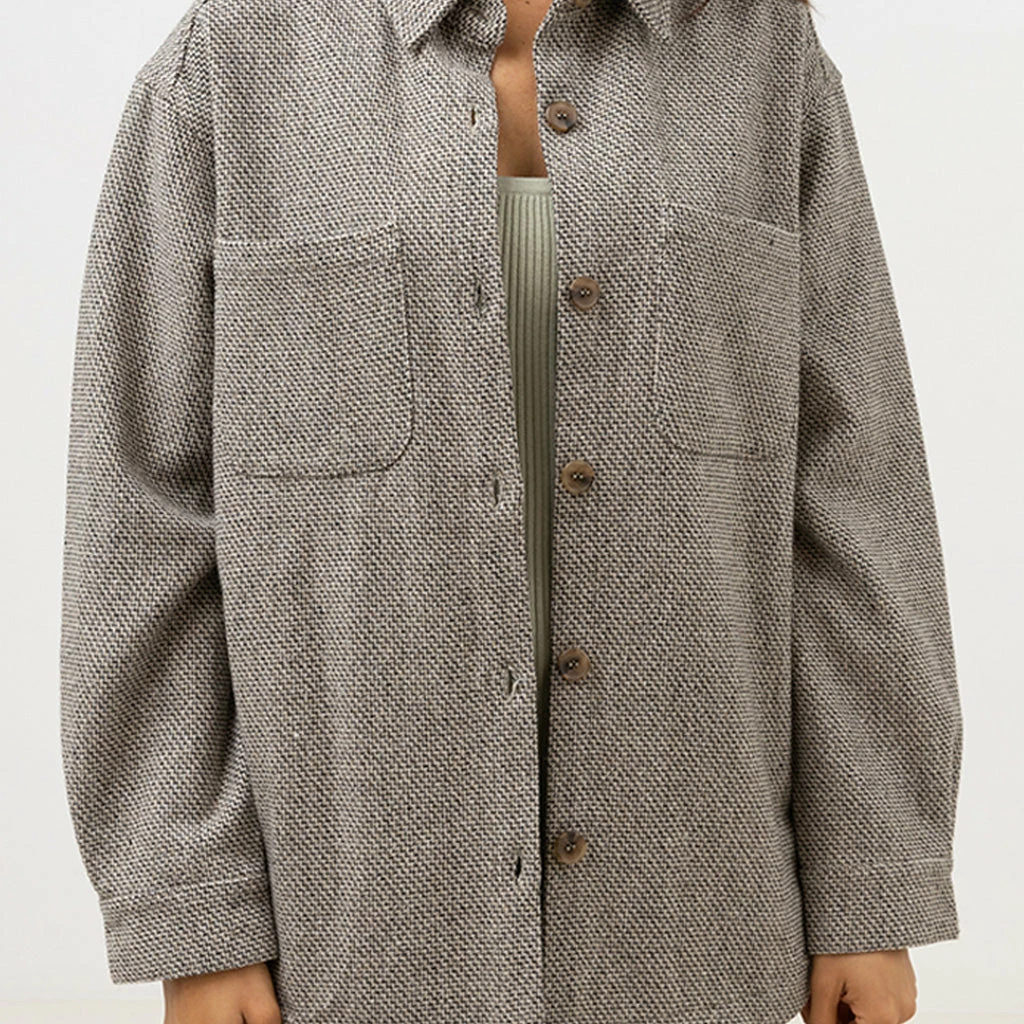 Rhythm Women's Canyon Shacket - Black 6 Rhythm Women's Canyon Shacket - Black - Image 4