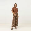 Rhythm Women's Corsica Knit Oversized Tee - Chocolate -Volcom Sales 0022 0423W FT02 CORSICA KNIT OVERSIZED TEE CHOCOLATE 4
