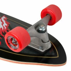 Santa Cruz X Carver Flamed Not A Dot Cut Back 9.75" Surf Skate Cruzer -Volcom Sales 0027 11116795 flamed not a dot cut back 975in x 2995in carver surf skate cruzer santa cruz 3
