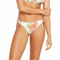 Volcom Womens Desert Blooms Hipster Bikini Bottom - White Combo