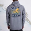 Salty Crew Mens Ink Slinger Hooded Fleece - Gunmetal 1 Salty Crew Mens Ink Slinger Hooded Fleece - Gunmetal -Volcom Sales 0030 INKSLINGERHOODFLEECE