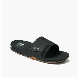 Reef Mens Fanning Slide Sandal - Black/Silver -Volcom Sales 0032 CI3632 MAIN 1100x 922e626c 87f1 4b4a 87e3 71cbe7e50cb7