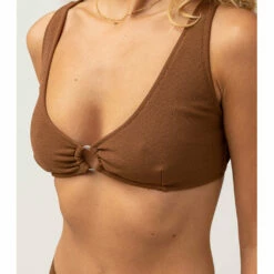 Rhythm Women's Avoca Support Tall Tri Top - Chocolate 8 Rhythm Women's Avoca Support Tall Tri Top - Chocolate -Volcom Sales 0036 0123SW BT04 AVOCA SUPPORT TALL TRI TOP CHOC 2