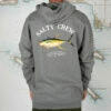 Salty Crew Men's Ahi Mount Hooded Fleece - Gunmetal Heather -Volcom Sales 0040 AHIMOUNTHOODEDFLEECE