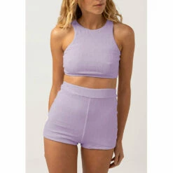 Rhythm Women's Ritual Paisley Surf Tank Top - Lilac -Volcom Sales 0042 0123SW BT12 RITUAL PAISLEY SUF TANK TOP LILAC 1