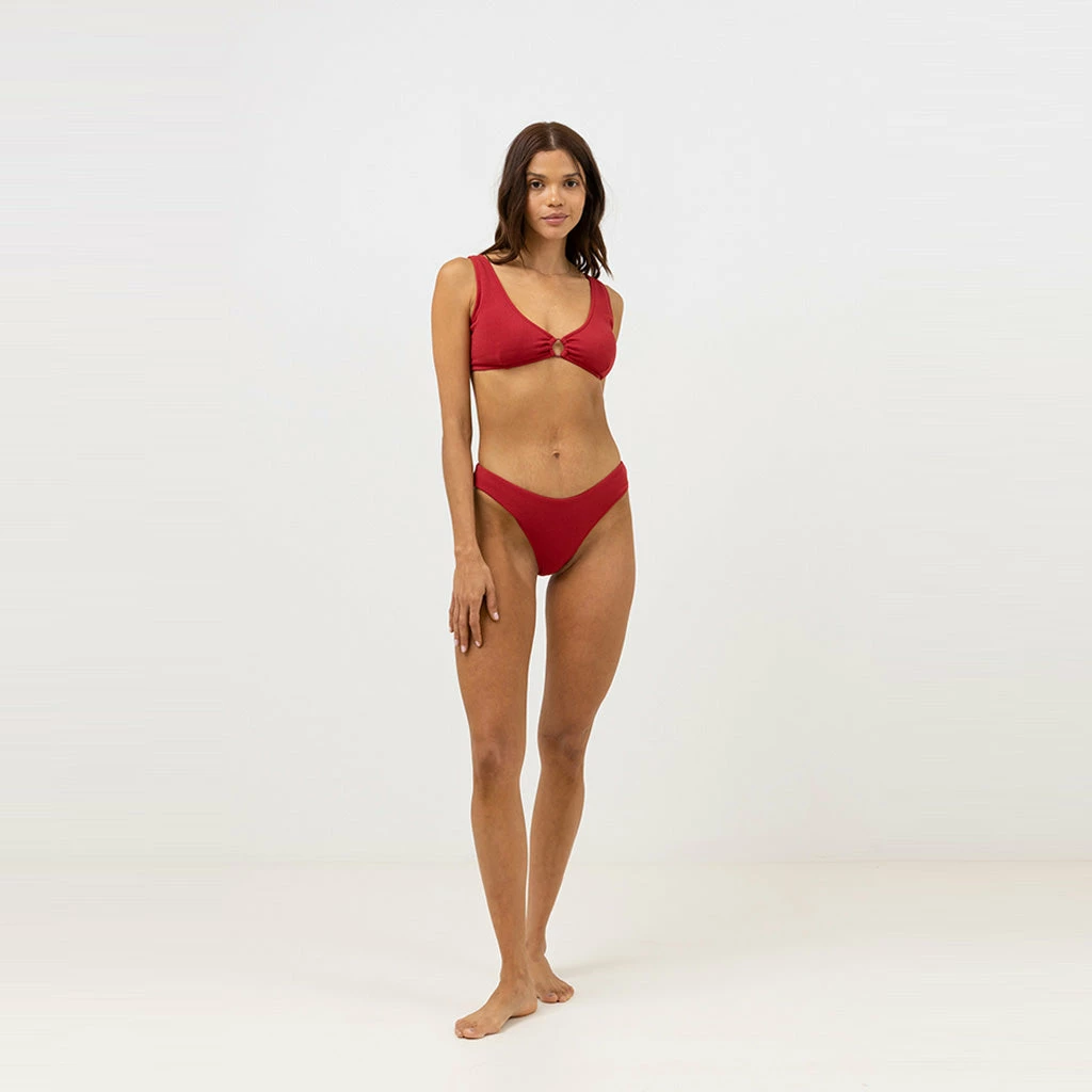 Rhythm Women's Avoca Ring Support Tall Tri Top - Berry 4 Rhythm Women's Avoca Ring Support Tall Tri Top - Berry - Image 2