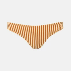 Rhythm Women's Sunbather Stripe Hi Cut Pant - Chocolate -Volcom Sales 0063 0423SW BB32 SUNBATHER STRIPE HI CUT PANT CHOCOLATE