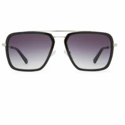 Dot Dash Sunglasses Rave-up - Silver/grey Chrome