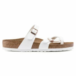 Birkenstock Womens Mayari Birko Flor Sandals - White -Volcom Sales 1014190 side