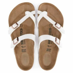 Birkenstock Womens Mayari Birko Flor Sandals - White -Volcom Sales 1014190 top