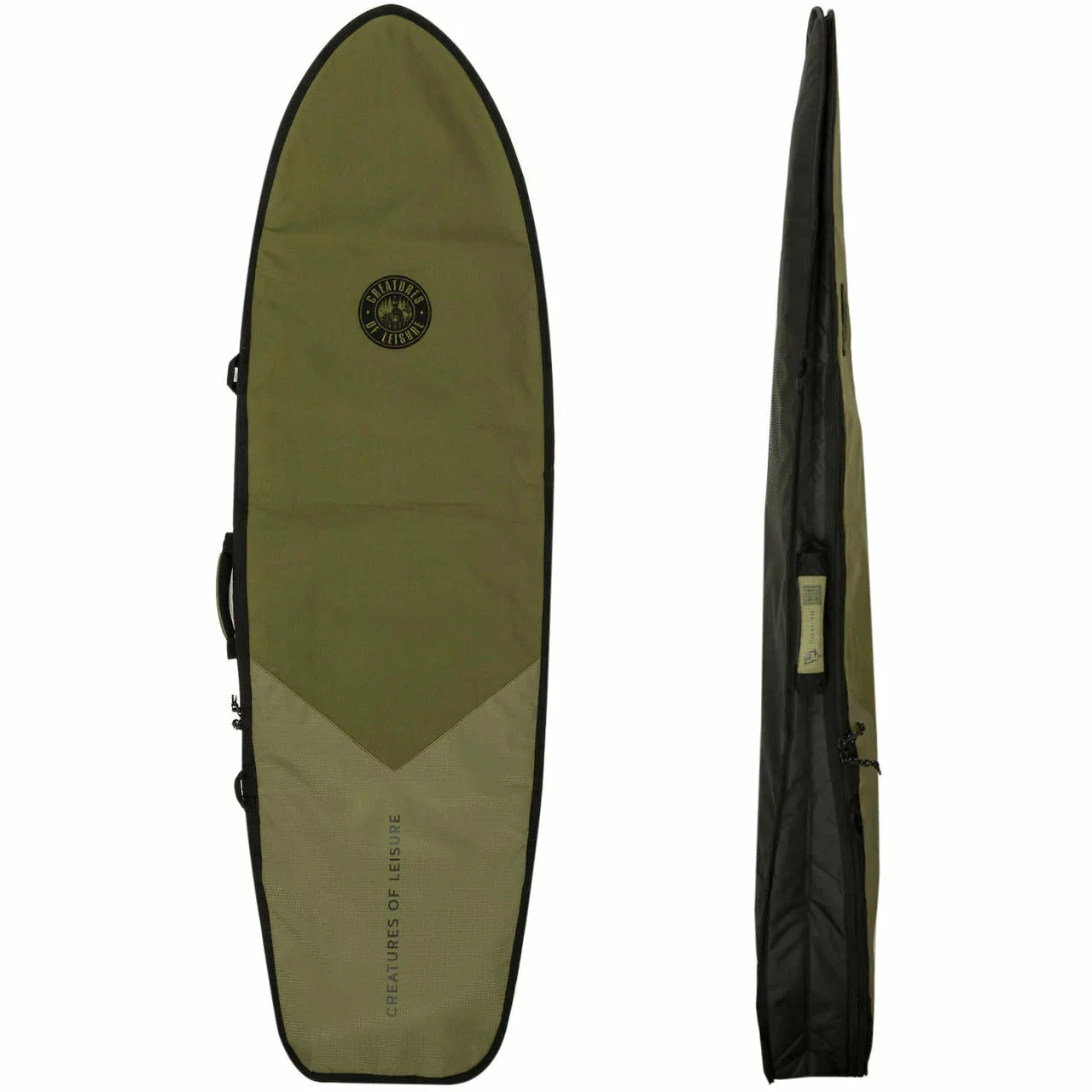 Creatures Of Leisure Hardware Fish Day Use Board Bag - 22/Military Black 3 Creatures Of Leisure Hardware Fish Day Use Board Bag - 22/Military Black