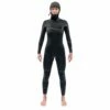 Dakine Womens Cyclone 5/4mm Zip Free Hooded Wetsuit - Black -Volcom Sales DK21W54HC WOMENS CYCLONE HOODED FULL SUIT3