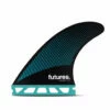 Futures Fins - R4 HC Legacy Series Tri Fins - Teal/Black -Volcom Sales Futures Fins 0013 r4 legacy