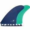 Futures Fins - Akila Aipa Fiberglass Twin Fin Set - Dark Purple/Mint -Volcom Sales Futures Fins 0014 akila