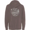 Seaside Surf Shop X Drift Awake - Local Artist Series Pullover Hooded Sweatshirt - Pigment Clay -Volcom Sales HOOD BACK