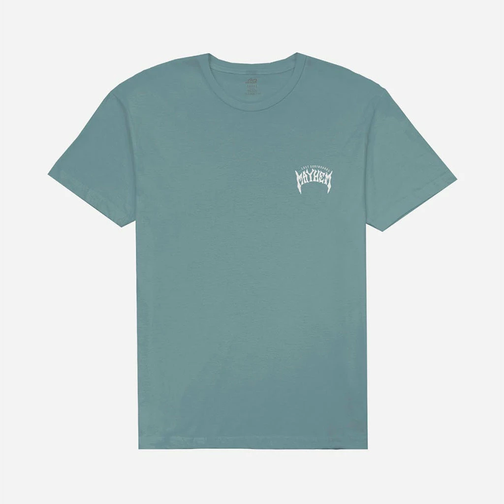 Lost Men's Mayhem Design Tee - Seafoam 3 Lost Men's Mayhem Design Tee - Seafoam