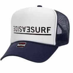 Seaside Surf Shop Invert Trucker Cap - Navy/White