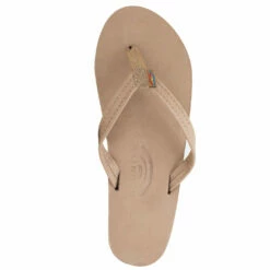 Rainbow Sandals Womens Premier/Classic Leather Single Layer With Arch Narrow Strap - Sierra Brown -Volcom Sales RAINBOW 0003 singlelayerSIERRApremier