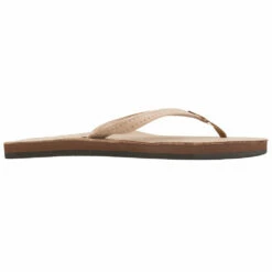 Rainbow Sandals Womens Premier/Classic Leather Single Layer With Arch Narrow Strap - Sierra Brown -Volcom Sales RAINBOW 0004 singlelayerSIERRApremier