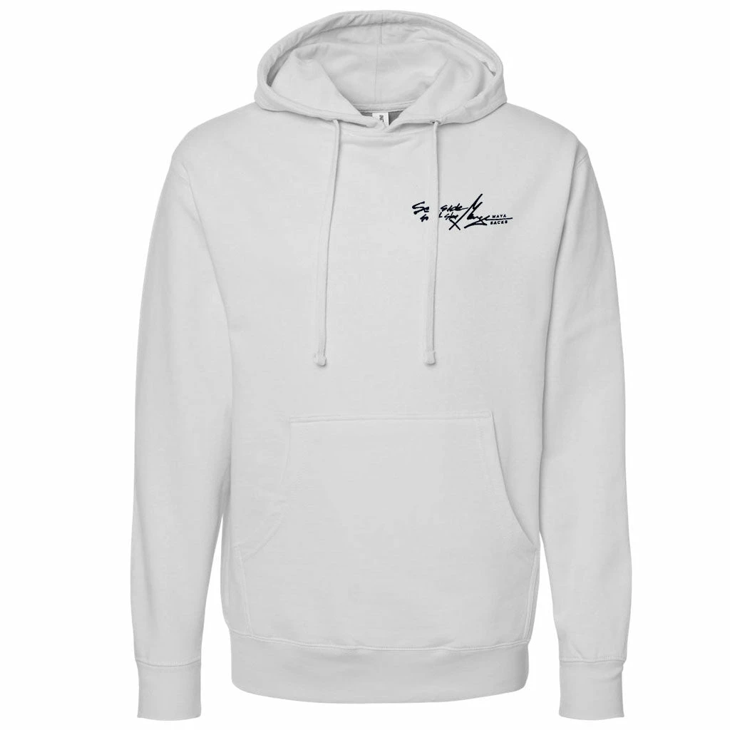 Seaside Surf Shop X Maya Sacks - Local Artist Series Mens Oswald Hooded Pullover - Smoke 4 Seaside Surf Shop X Maya Sacks - Local Artist Series Mens Oswald Hooded Pullover - Smoke - Image 2