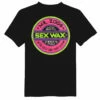 Mr. Zog's Sex Wax Mens Fluoro S/S Tee - Black -Volcom Sales SEXWAX FLUORO TEE BACK