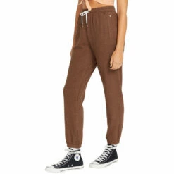 Volcom Womens Lil Fleece Pant Pant - Chocolate 6 Volcom Womens Lil Fleece Pant Pant - Chocolate -Volcom Sales VLC 0013 B1212303CHOAlternate1