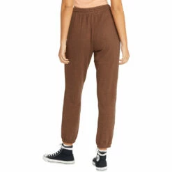 Volcom Womens Lil Fleece Pant Pant - Chocolate 7 Volcom Womens Lil Fleece Pant Pant - Chocolate -Volcom Sales VLC 0015 B1212303CHOSecondary1