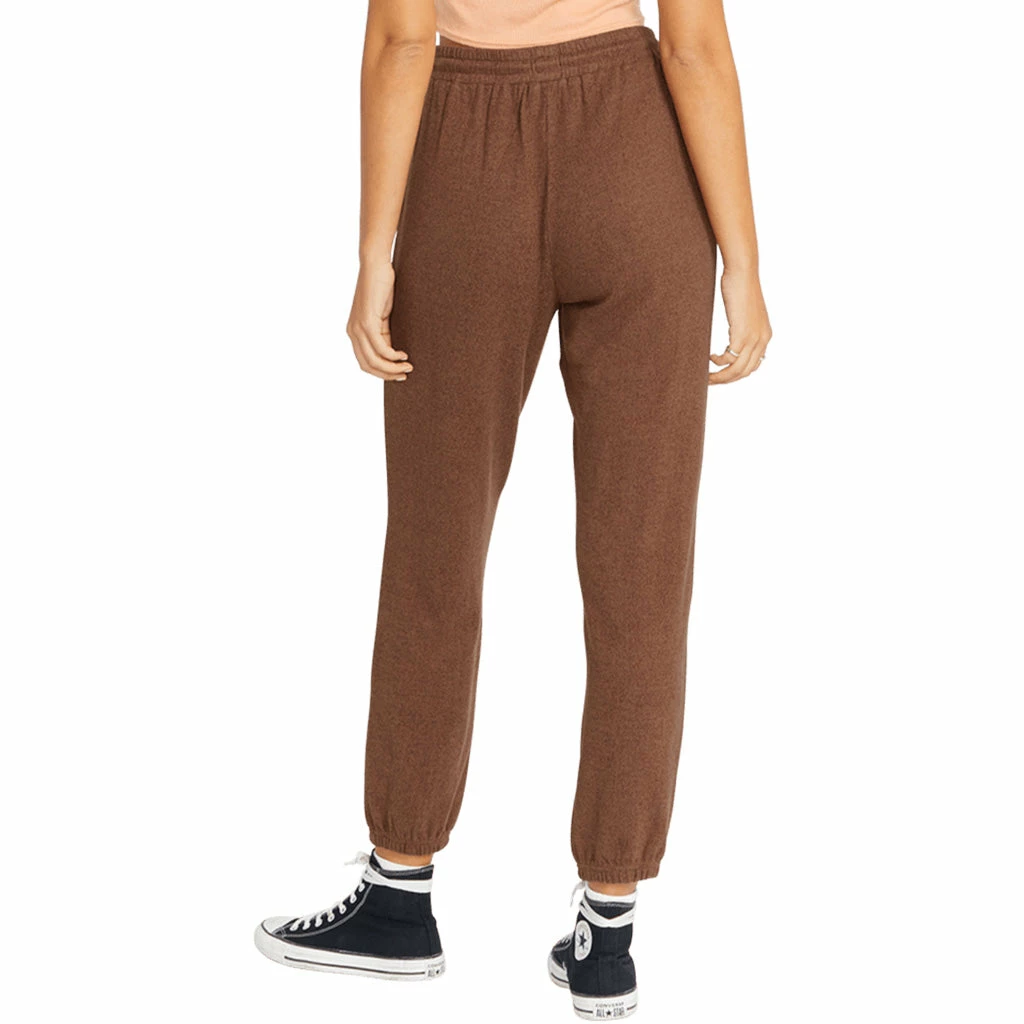 Volcom Womens Lil Fleece Pant Pant - Chocolate 5 Volcom Womens Lil Fleece Pant Pant - Chocolate - Image 3