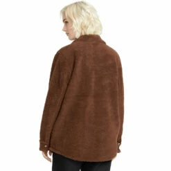 Volcom Womens Silent Sherpa Jacket - Chocolate 8 Volcom Womens Silent Sherpa Jacket - Chocolate -Volcom Sales VLC 0034 B1512105CHOSecondary1