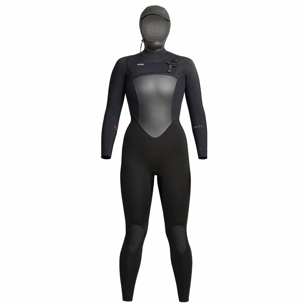 Xcel Infiniti Women's 5/4mm Hooded Wetsuit - FA23 3 Xcel Infiniti Women's 5/4mm Hooded Wetsuit - FA23