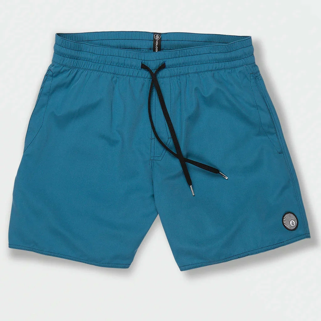 Volcom Lido Solid Trunk Little Boys Boardshort - Aged Indigo 3 Volcom Lido Solid Trunk Little Boys Boardshort - Aged Indigo